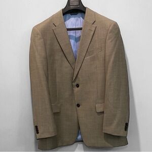 Tommy Hilfiger Tan Blazer Suit Sport Jacket Size 42R